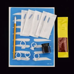 High Quality Eyebrow Microblading Pen Tattoo Training Kit False Skin Blade Permanent Makeup Tattoo Eyebrow Tattoo Practice Tools