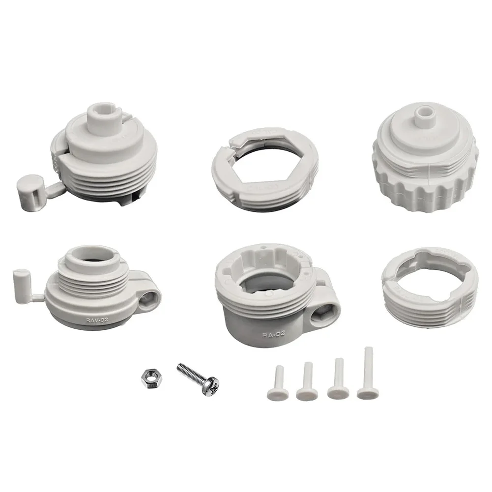 DIY Installation Heating Valve Adapter Adapter Set For Radiator Valves Comprehensive Set Of 6 Rings Enhanced Functionality