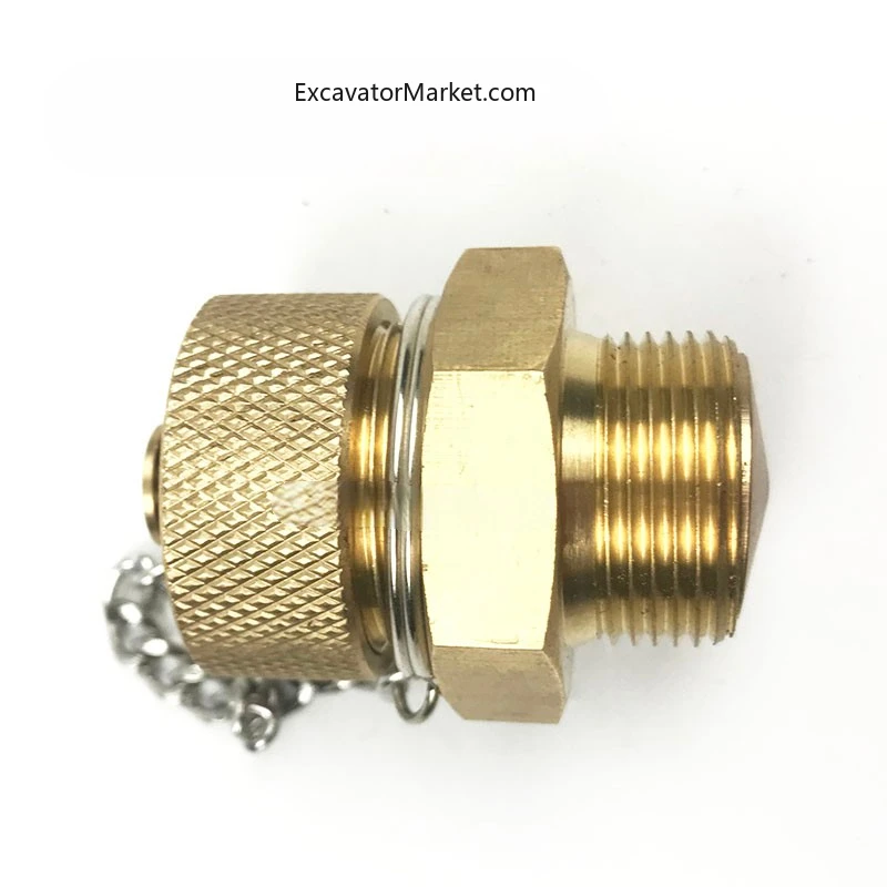 For Komatsu Hitachi Steel Zax cat Hyundai Daewoo Oil Pan Drain Screw Drain Valve Excavator Parts