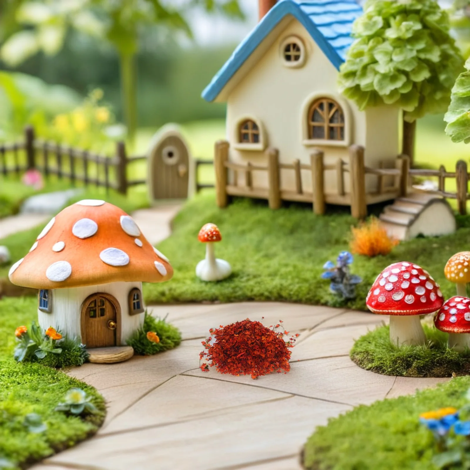 

4 Bags Miniature Leaves Artificial Autumn Maple For Diy Railroad Fairy Garden Diorama Supplies Fall Decor Craft Modeling Resin