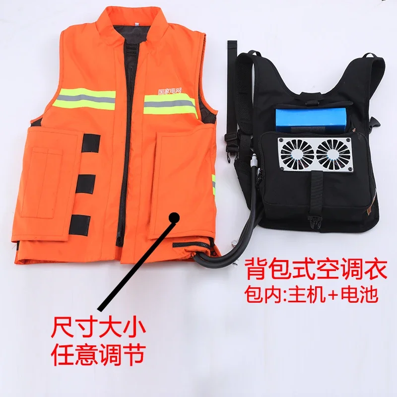 Summer Outdoor Air-Conditioning Jacket Multifunctional Water-Cooling Vest with DC Micro Compressor Clothing