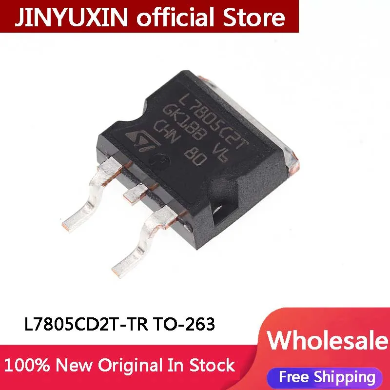 5-10Pcs 100% New Original L7805CD2T-TR TO-263 SMD 7805 L7805C2T three-terminal regulator IC Chip In Stock Wholesale