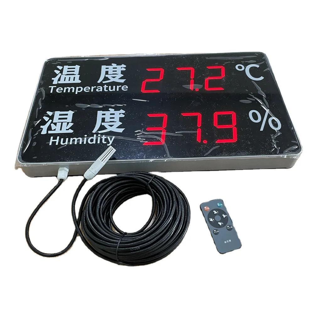 

Temperature and humidity sensor controller LCD large screen display bulletin board