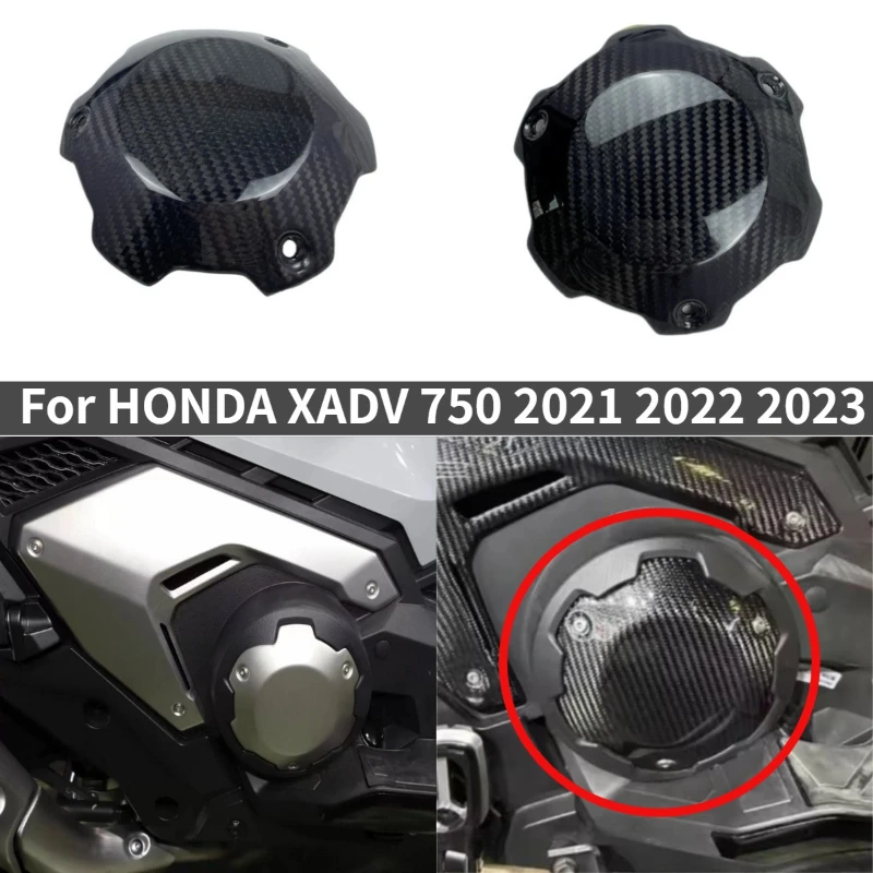 

Motorcycle carbon fiber engine cover decorative cover for HONDA XADV 750 2021 2022 2023