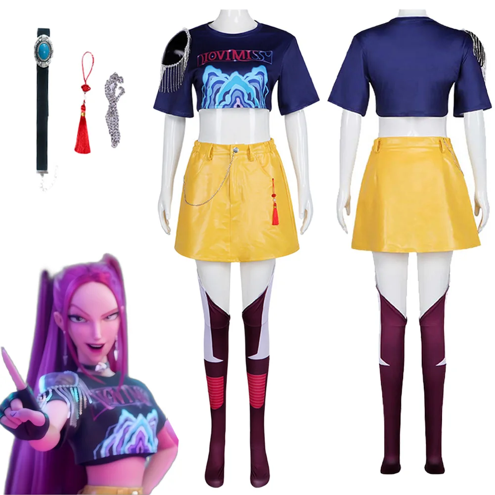 

Demon Hunter of KPop Mira Cosplay Fantasy Clothing 2025 Cartoon Costume Disguise Adult Women Roleplay Fantasia Party Outfits