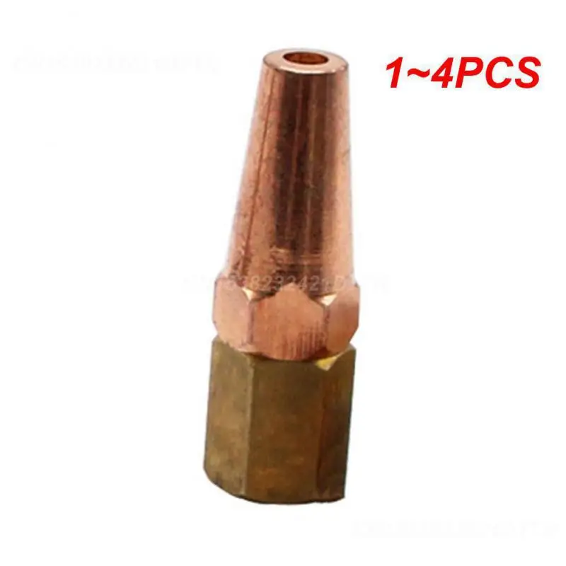 1~4PCS Oxygen Acetylene Welding Nozzle Oxygen Gas Contact Tips Holder Universal Cutting Nozzle Tools And Gadgets Welding Nozzle