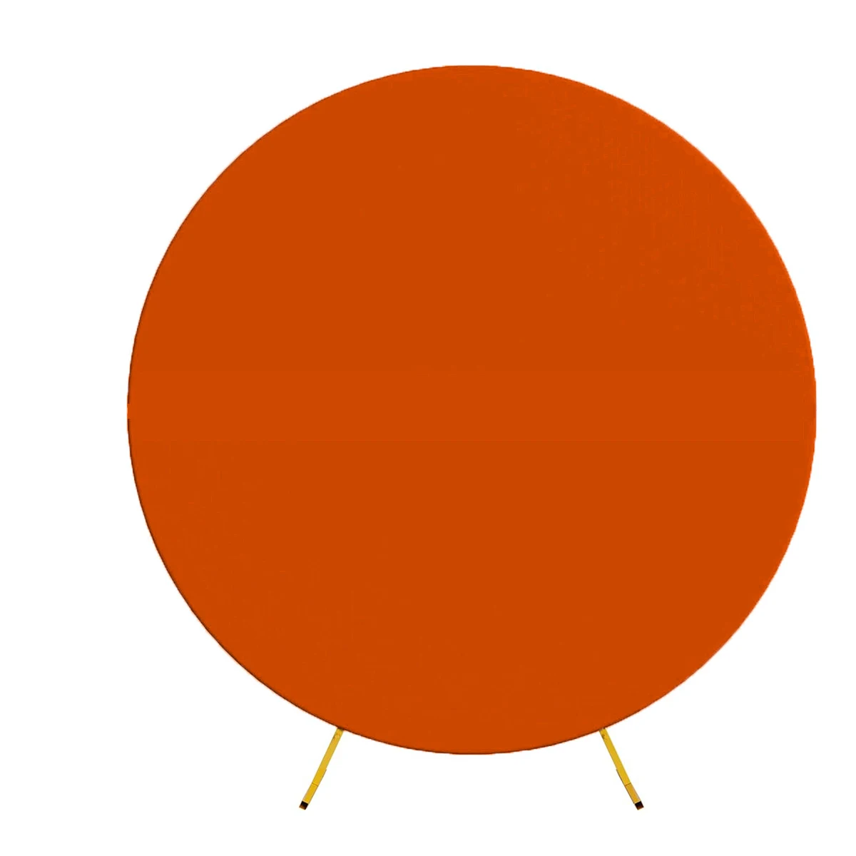 Pure Color Circle Round Backdrop Cover Wedding Baby Shower Birthday Party Decor Elastic Photo Background(Without Shelf) image 3