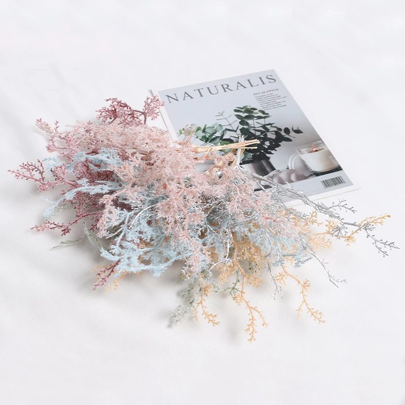 1 قطعة نبات الصنوبر الاصطناعي للزينة الزفاف الساخن بيع ديكور الغرفة الجمالية ديكورات غرفة نوم الحفلات مع النباتات وهمية