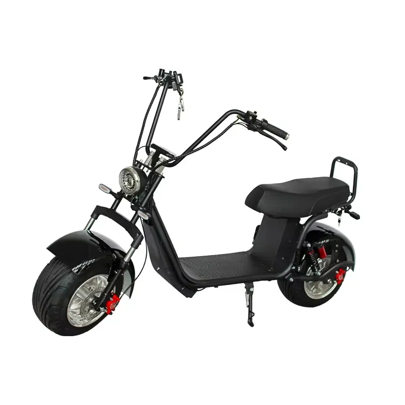 STROVAN 1500W 2000w 60V 20ah Removable Battery Fat Tire Electric Citycoco Scooter for Adults 2 Seats Fashion Model Electronic