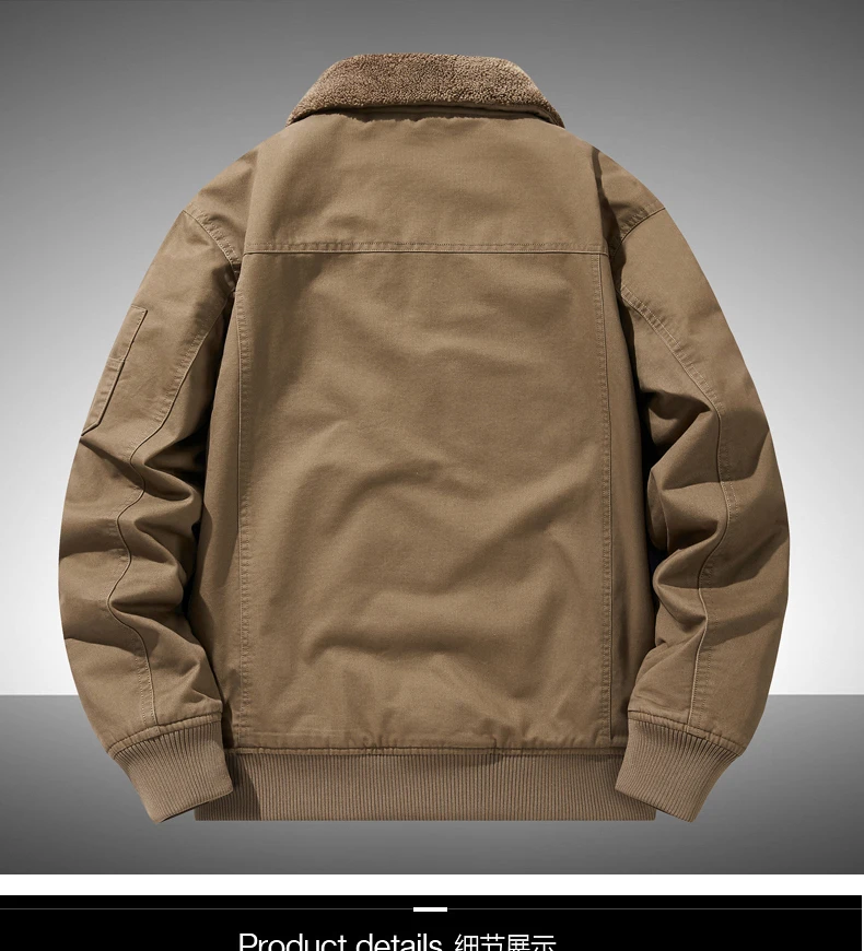 Fleece Lined Windproof Handsome Parkas Lapel Outerwear Men Cold Proof Thick Casual Parkas Versatile Warm Korean Style Parkas