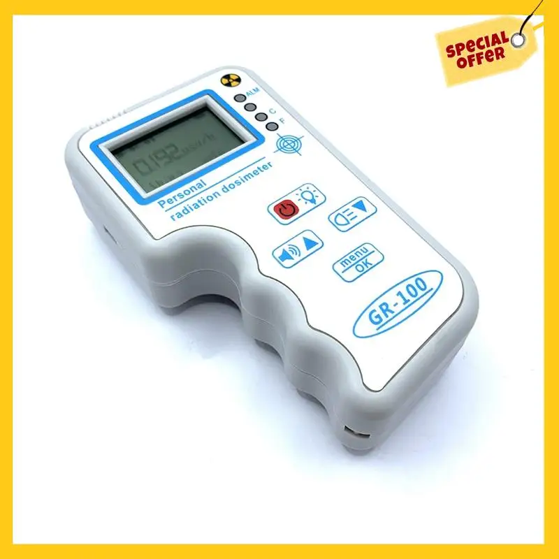 

Abcyportable Geiger Counter Nuclear Radiation Detector J321 Tube Personal Dosimeter X-Ray Γ-Ray Β-Ray Tester Easy To Use White
