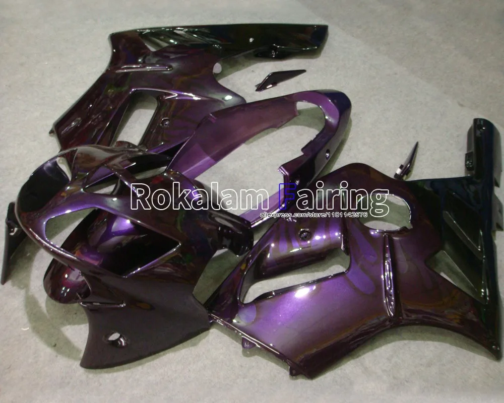 

For Kawasaki ZX-12R Fairing Purple Black Body Parts Ninja 2002-2004 ZX12R 02 03 04 ZX 12R Cowling (Injection molding)