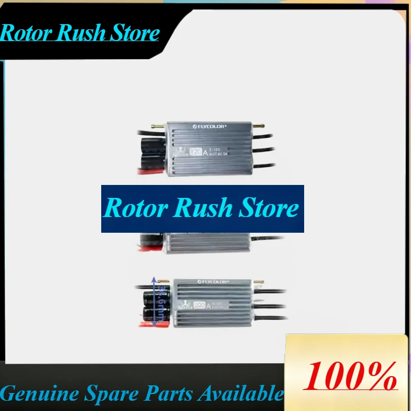 RoRusFLYCOLOR KRAKEN 120A-200A 5-12S High Voltage Boat ESC, Bluetooth APP Adjustable Brushless Speed Controller For RC Boat