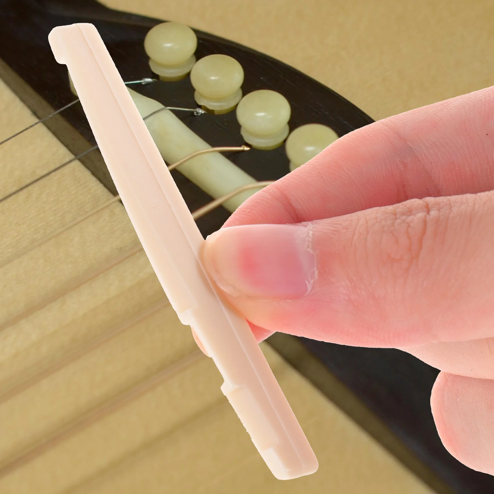 

100pcs Nut Plastic String Nuts Replacement For Electric Guitar Bass String Accessories Guitar Bridge Parts Wear Resistant