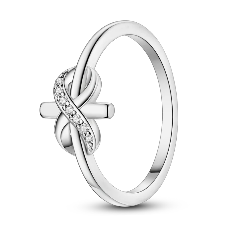 Women's 925 Sterling Silver Zircon Wedding Ring