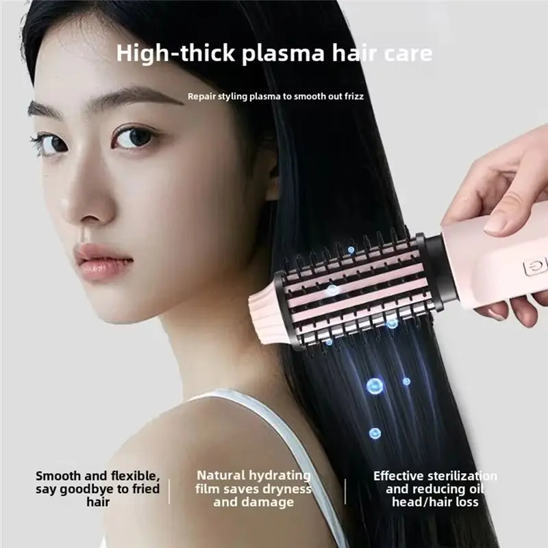 A94E-2-In-1 مشط لاسلكي ذكي لصالونات التجميل عالية الجودة لاستقامة وتجعيد الشعر #3
