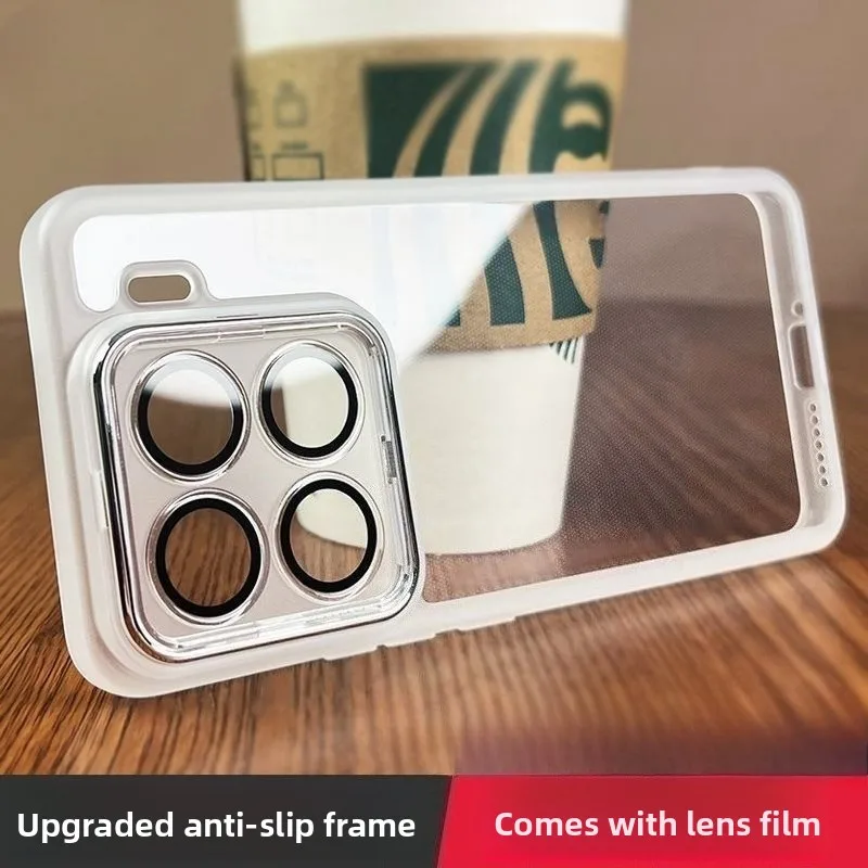 Per Xiaomi 15T Pro Custodia Nuovo Fascino Occhio Traslucido con Lente Copertura Completa Anti-goccia Custodia Morbida Per Xiaomi15T Antiurto Funda