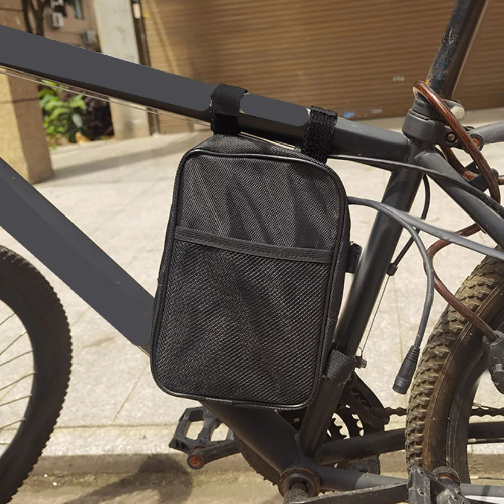 

Водонепроницаемая сумка для хранения аккумулятора для электрического велосипеда, черная сумка с лучом, подвесная фиксированная трубчатая рама, чехол для аккумулятора, аксессуары для велоспорта