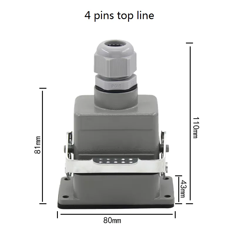 Variant: 4 pins top line