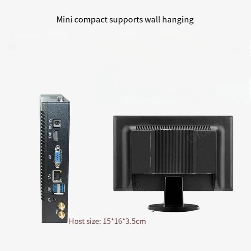 Quad core J1900 host i5 embedded micro industrial computer pc small industrial computer XP system