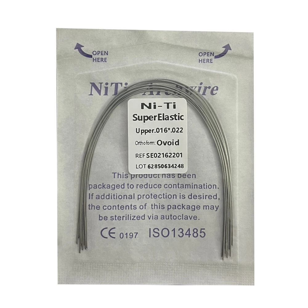 10pcs/Pack AG Dental Orthodontic Arch Wires NITI Round / Rectangular Oval Form Ortho Arch Wire Dentist Tool
