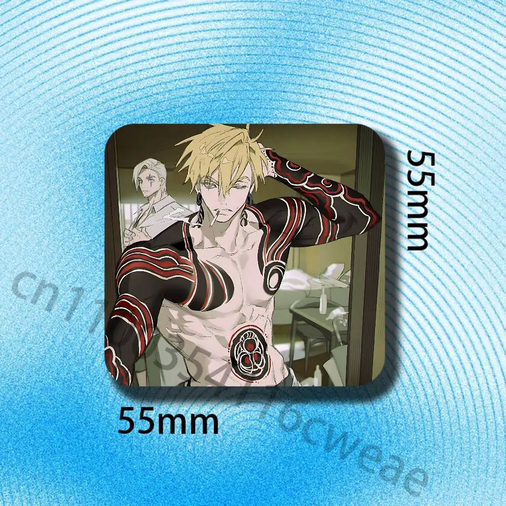 G-Gachiakuta E-Enjin Fridge Magnets Refrigerator Card Kitchen Metal Icebox Cabinet Magnetic Cards