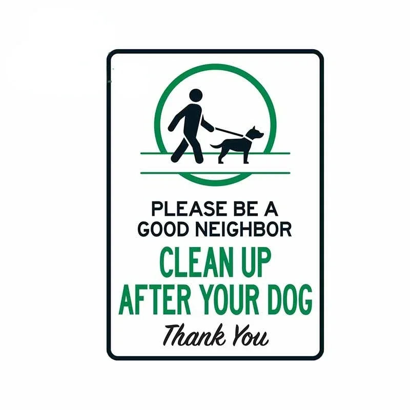 

Clean Up After Your Dog Sign Self Adhesive Sticker Car Styling Cover Scratches Bumper Bodywork Windshield Cartoon Decal Kk13*9cm