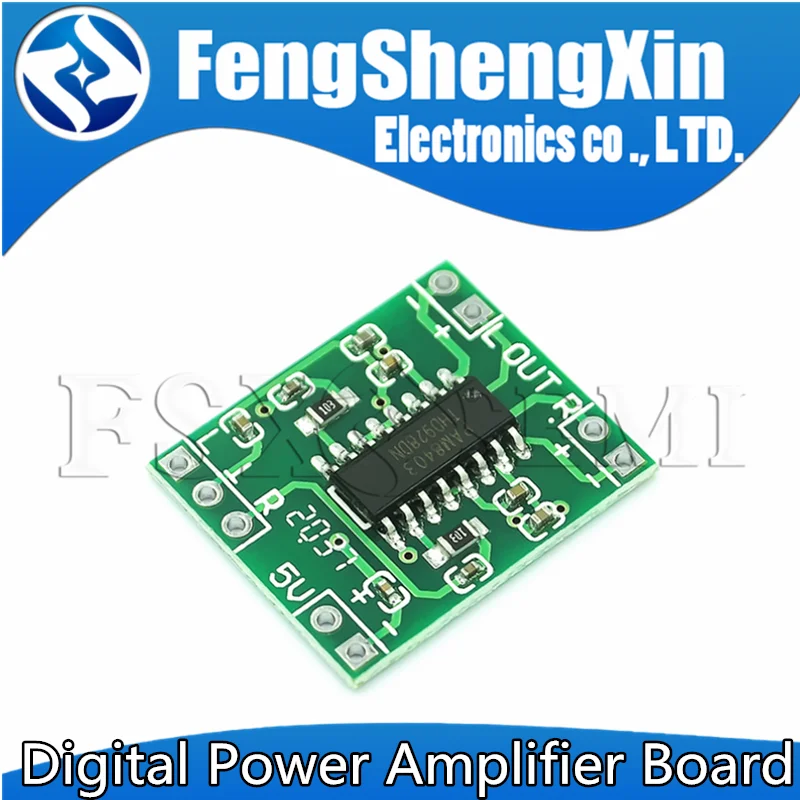 5pcs PAM8403 2x3W Dual Channel Mini Digital Power Amplifier Board For Arduino Class D Stereo Audio Amplifier Module 5V Power