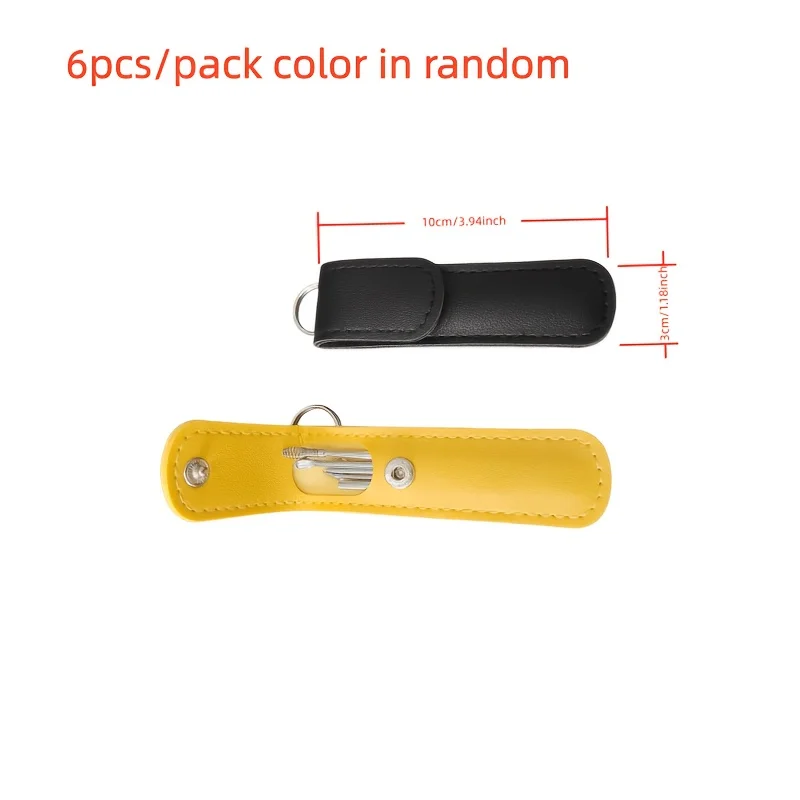 6pcs/pack Random Color pet ear cleaning set, ear scoop