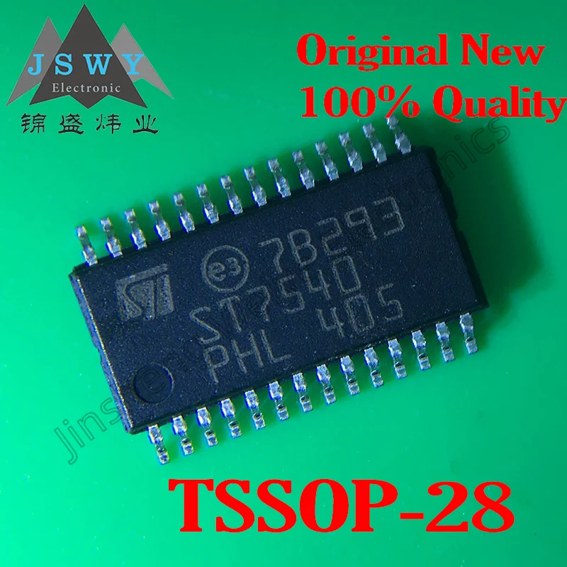 5PCS ST7540TR ST7540 TSSOP28 SMD Package Buffer Powerline Transceiver Power Chip IC 100% Brand New Product Free Shipping