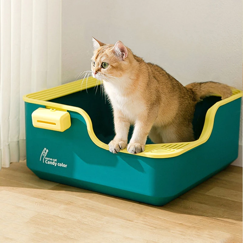 Vcovered Playground Cat Bedpans Convenient Covered Deodorization Hidden Cat Bedpans Toilet Kedi Tuvaleti Pet Products RR50CB