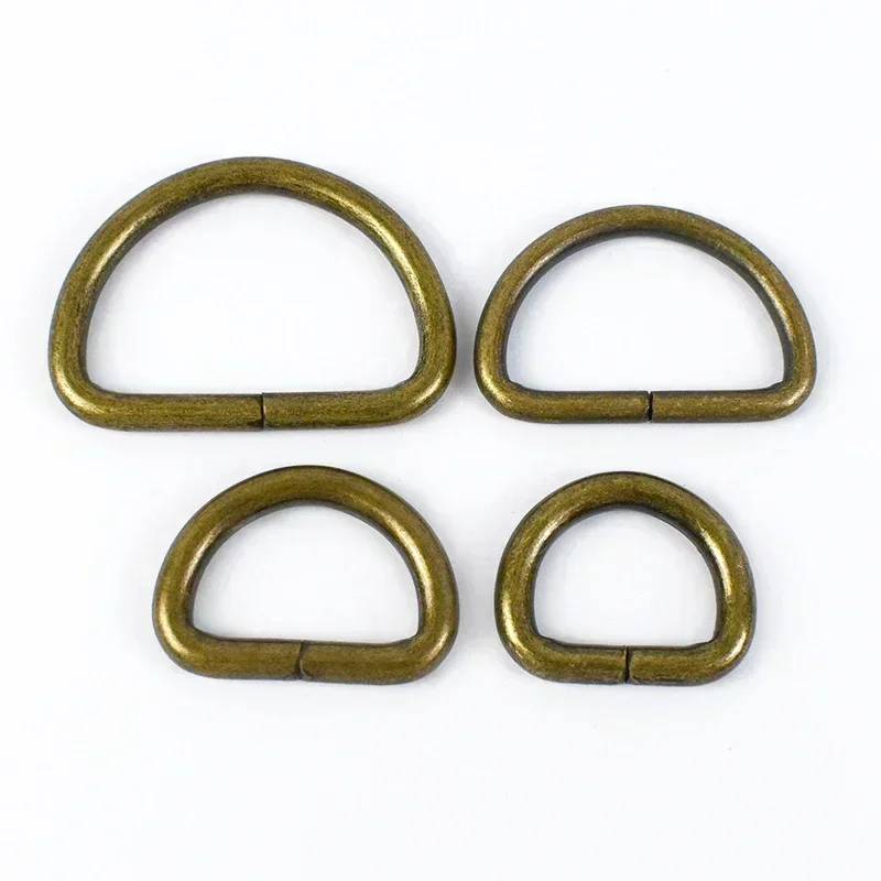 10 Stück 13–50 mm Metallschnallen für Tasche, Rucksack, Gürtel, O-D-Ring-Schnalle, Gurtband, Hundehalsband, Schlaufenschließe, DIY-Lederzubehör