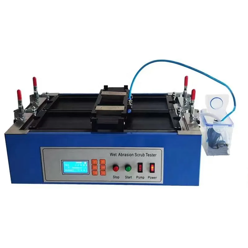 ASTM D2486 ISO 11998 Wet Abrasion Scrub tester Washability Resistance Testing machine for Paints and Coatings