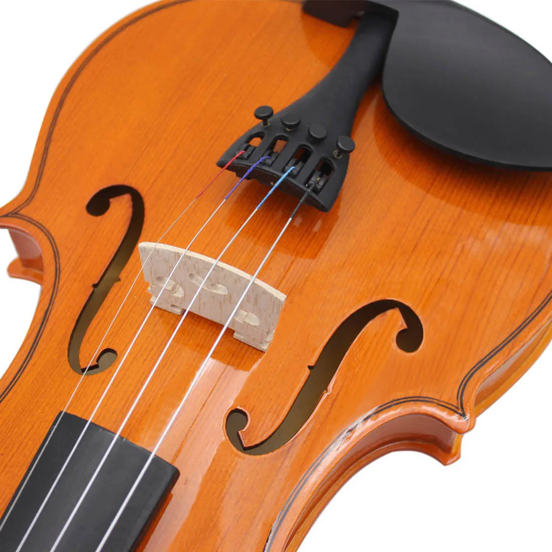 مجموعة كمان صوتي احترافية 1/2 1/4 1/8 3/4 4/4 كمان بالحجم الكامل مع علبة وقوس للمبتدئين والأطفال والكبار