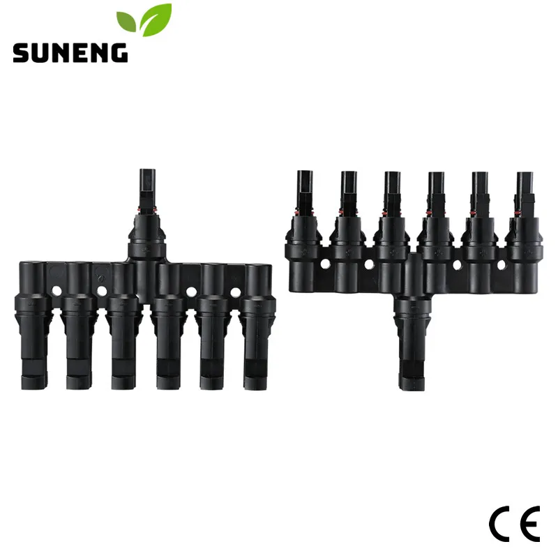 Solar PV Connector Branch Parallel Connection 30A 1000V Electrical PV Panel Cable Connector