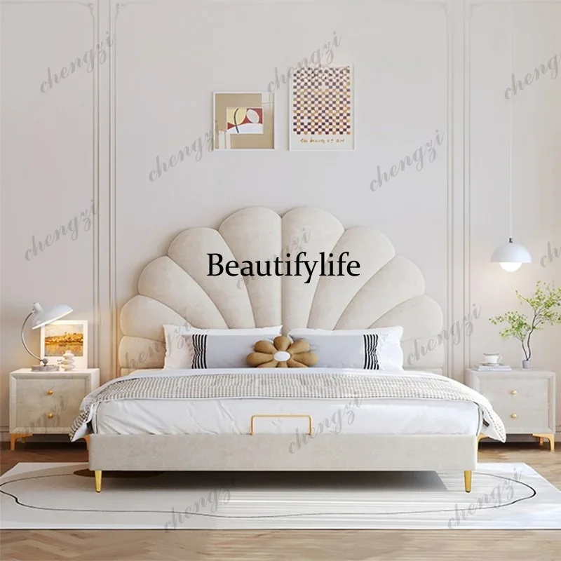 X188   Design Bed Bedroom Frame Sofa Modern Human Dog Double Massage Bed Single Platform Letto Matrimoniale Trendy Furniture
