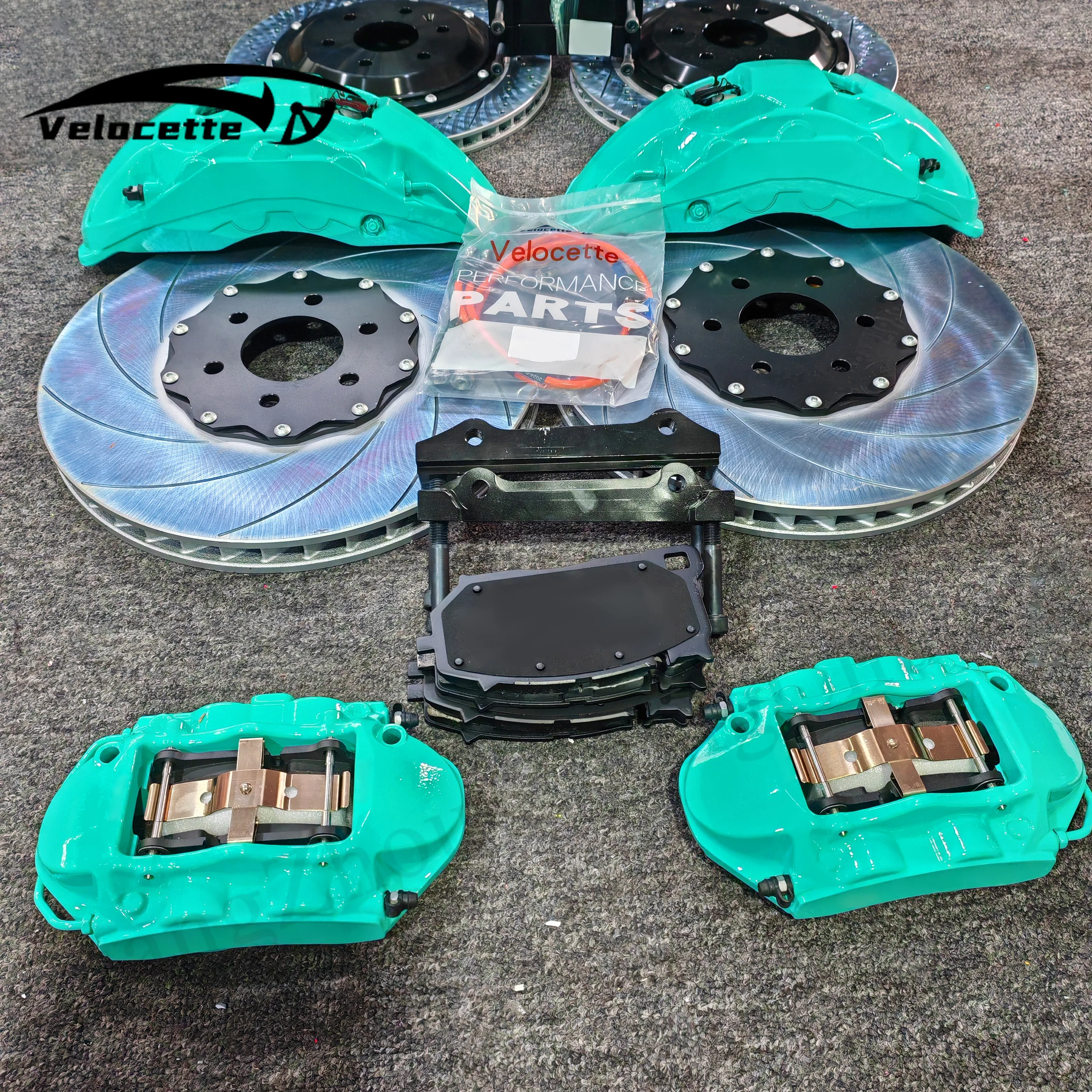 

Автомобильный большой 10-поршневой тормозной суппорт с индивидуальным цветным логотипом для Porsche Cayenne 2020