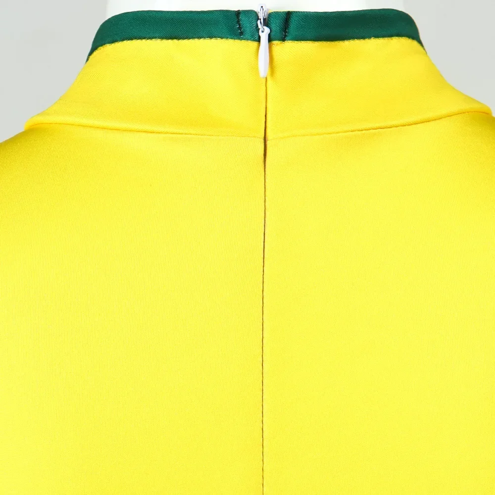 X-Men Rogue Cosplay-Kostüm für Erwachsene, Superhelden-Body, gelber Overall, braune Jacke, Halloween-Karneval, Comic-Con-Outfit. – Detail 11