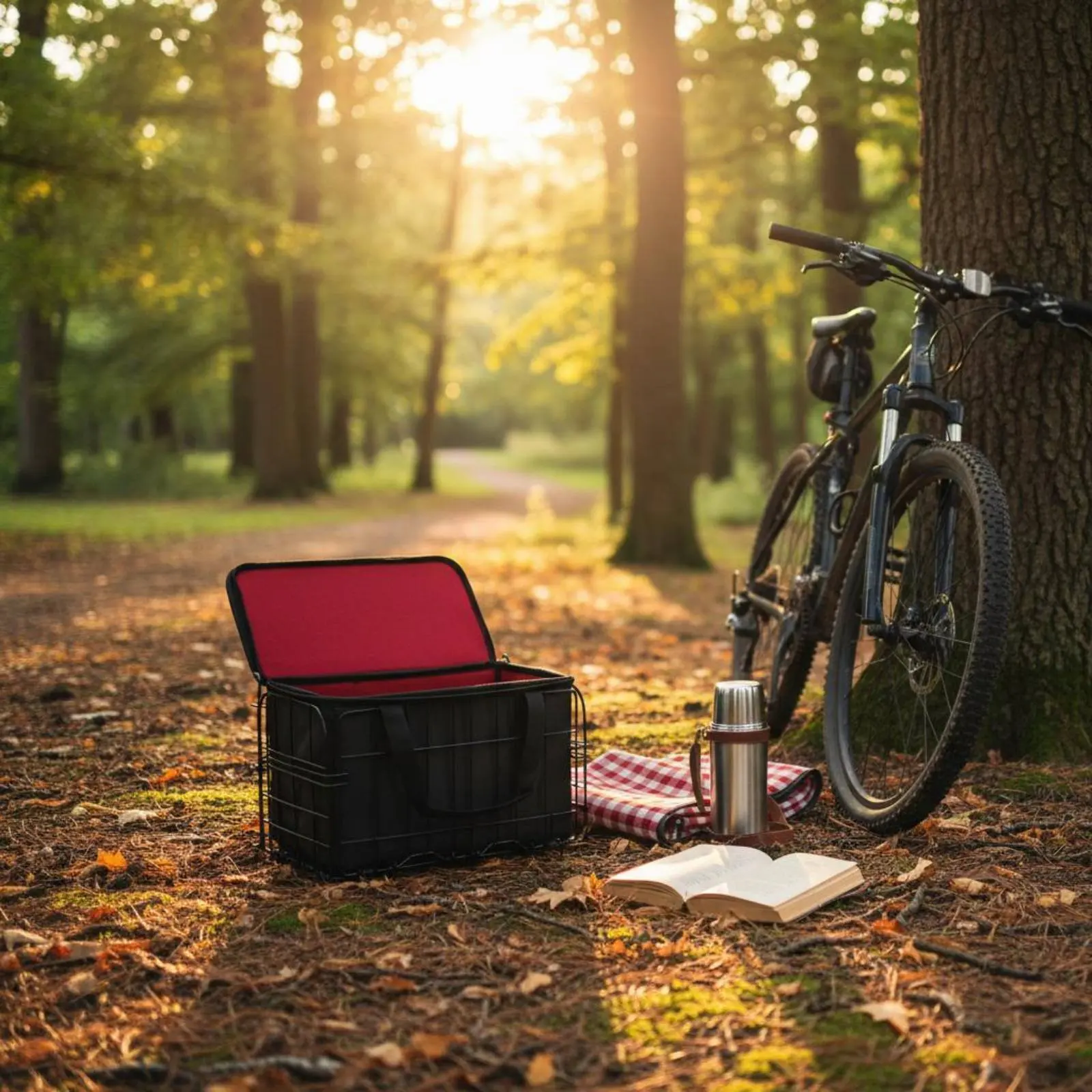 

Large Rear Bike Basket Foldable Folding Bike Basket Heavy-Duty Elastic Cargo Net for Commuting