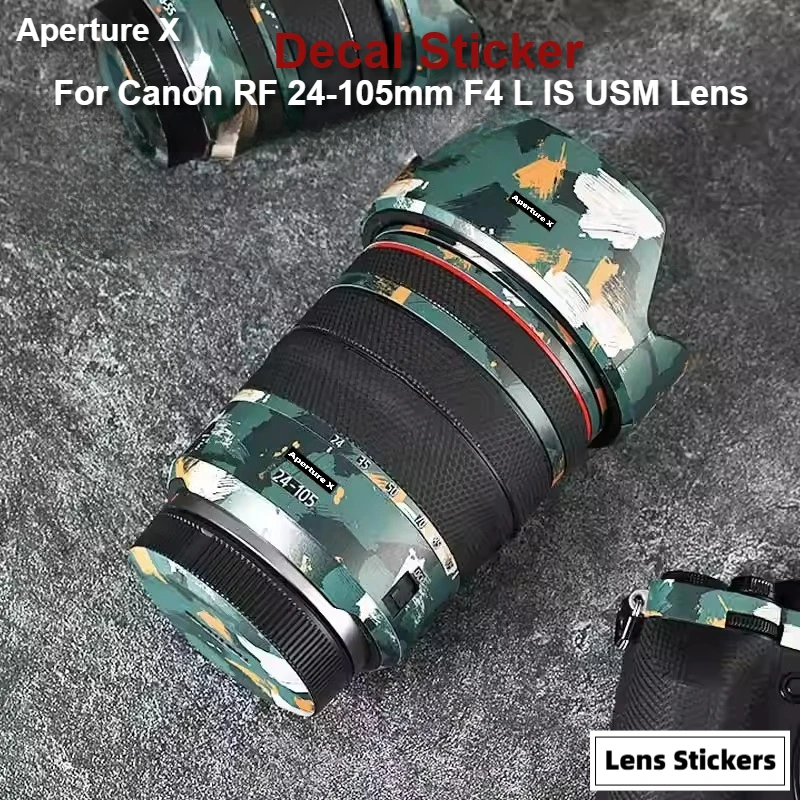 

For Canon RF 24-105mm F4 L IS USM Lens Sticker Protective Skin Decal Vinyl Wrap Film Anti-Scratch Protector Coat F/4L 24-105