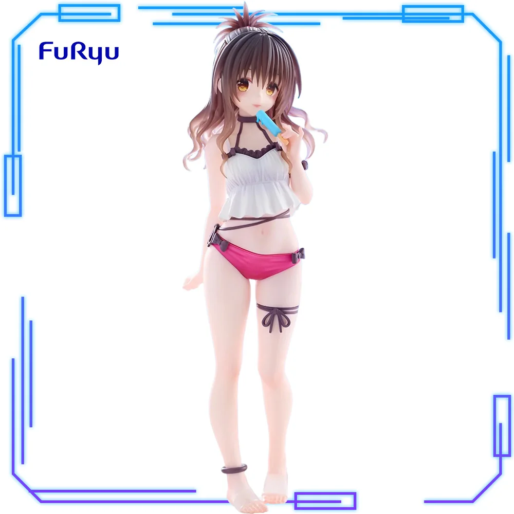 

In Stock FuRyu Original Genuine Anime To LOVEru Darkness Yuuki Mikan Trio-Try-iT Figure 17cm Collections Model Toy Birthday Gift