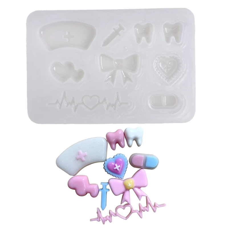 

Filling Materials Resin Mould Silicone Hollow Shaker Fillers Mould Jewelry Making Mold for Epoxy Casting Drop shipping