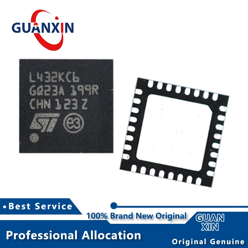 100% New STM32L051K8U7 STM32L052K6U6 STM32L052K8U3 STM32L052K8U6 STM32L052K8U6D STM32L071K8U3 UFQFN-32