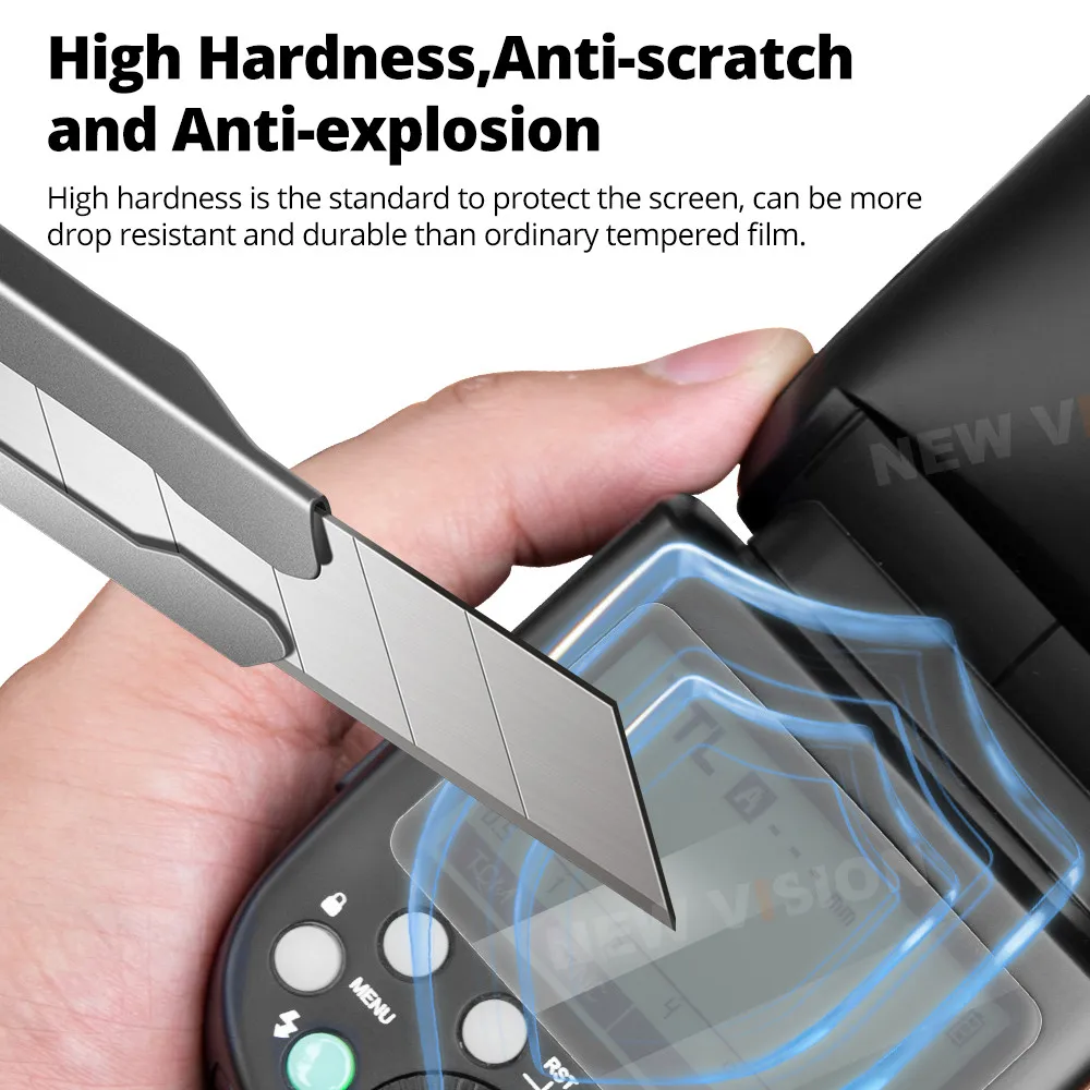 Screen Protective Film for Godox X3 Xnano Flash Trigger Tempered Glass LCD Display Window Acrylic Protector Panel