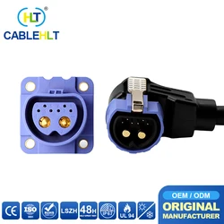 M36 2 + 6 120A batteria al litio moto elettrica ad alta corrente fotovoltaica accumulo di energia cambia connettore maschio impermeabile