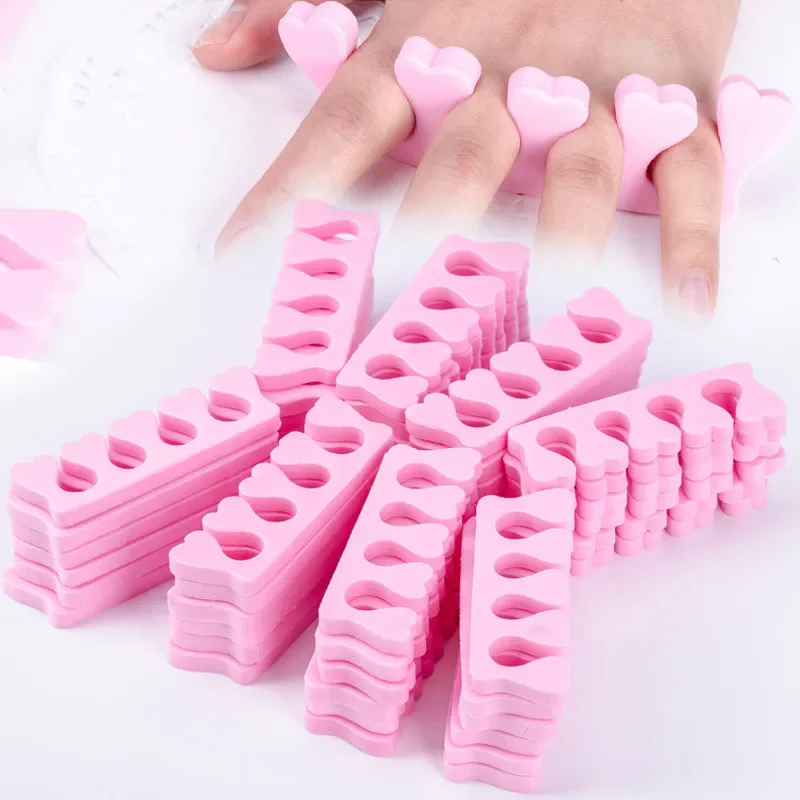 200pcs/Pack Nail Art Toe Separators Fingers Foots Sponge Soft UV Gel Polish Beauty Tools Manicure Pedicure Pack Nail Kits