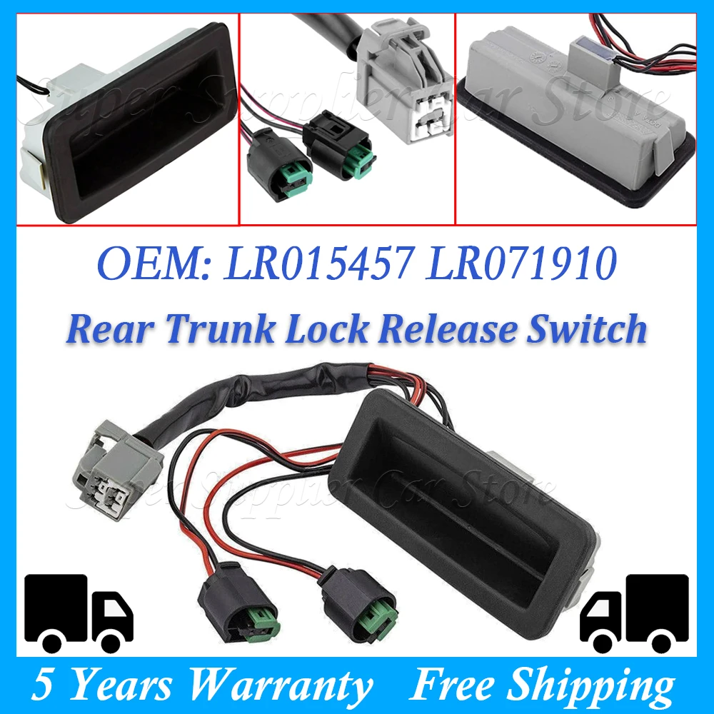 Fit For Land Rover Discovery 3 & 4 Car Rear Tailgate Door Release Handle Switch LR015457 LR071910 LR073594 LR014482