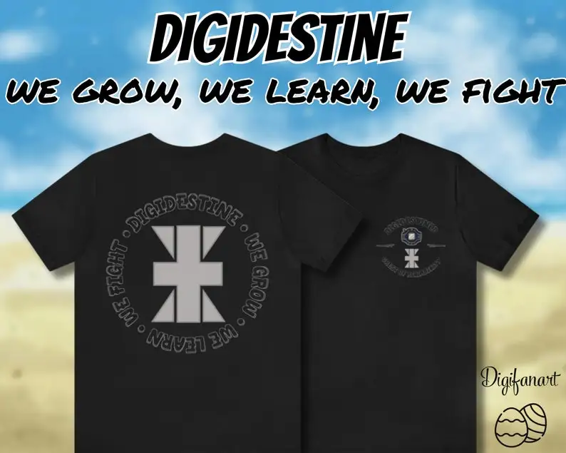 Digimon DigiDestined Shirt, Crest of reliability shirt, we learn we grow we fight