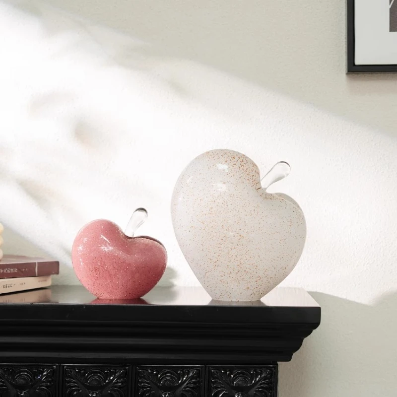 

Simple apple glazed ornament living room