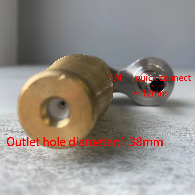 050 High Pressure Reverse Turbo Nozzle with 1/4" Quick Connect Sewer Drain Pipe Unclog Cleaning Pressure Washer Accessories